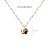 Solid 925 Sterling Silver Initial Alphabet Personalised Disc Necklace